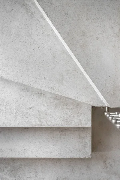灰色のマイクロセメント階段 — ストック写真