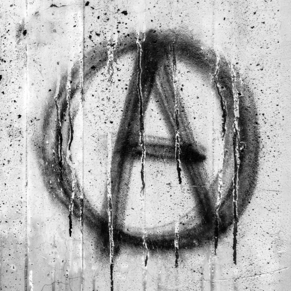 Symbole de l'anarchie — Photo