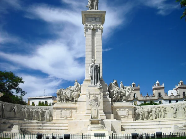 1812 Cortes için anıt — Stok fotoğraf