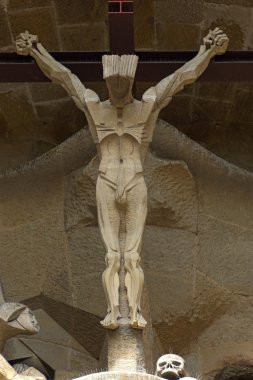 Sagrada Familia in Barcelona clipart