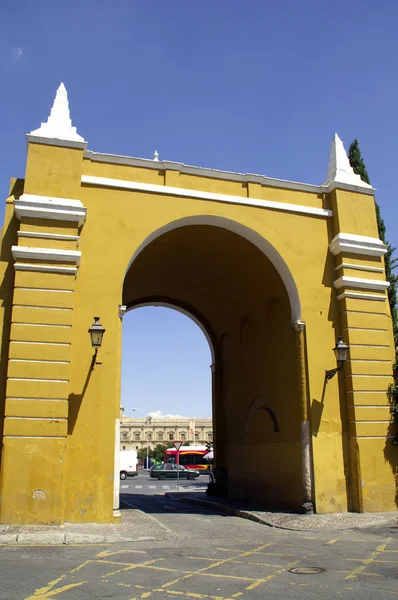Macarena brána v Seville — Stock fotografie