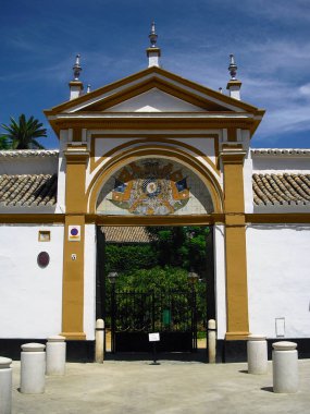 Facade of the Palacio de las Duenas clipart