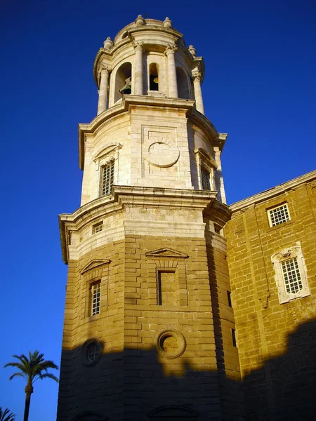 West Tower of the Cathedral of Cadiz — Stock Photo, Image