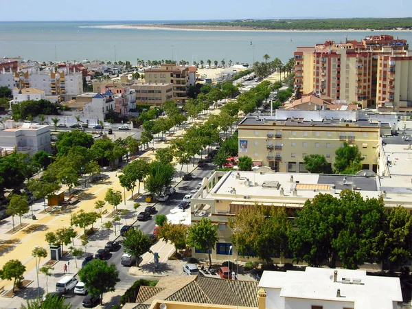 Visão geral da cidade de Sanlucar de Barrameda — Fotografia de Stock