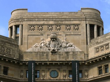 Barcelona (İspanya). Eski Banco Caixa Catalunya Barcelona mimari detay