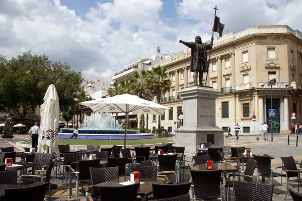 Huelva Andaluzia Espanha Praça Das Monjas Cidade Huelva — Fotografia de Stock