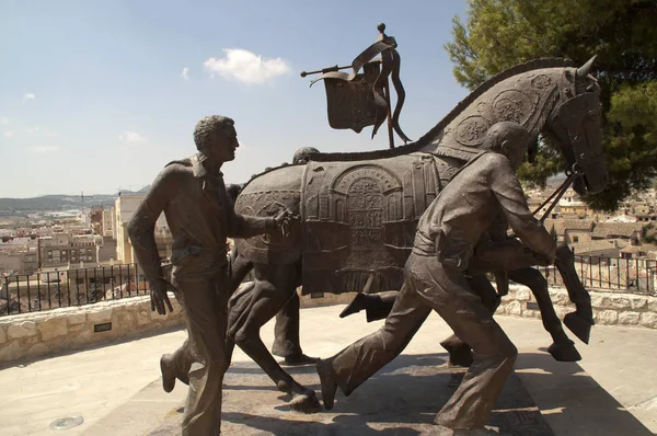 Monumento a los Caballos del Vino — Foto de Stock