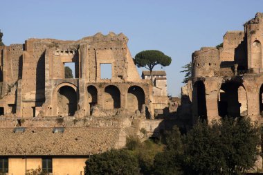 Duvarlar Roma'daki Palatine çevrenin