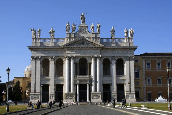 Rzym Włochy Bazylika San Juan Letran Katedra Rzym — Zdjęcie stockowe