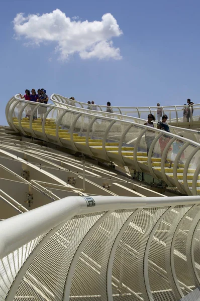 Sevilla España Pasarela Visitable Parte Superior Estructura Las Setas Sevilla — Foto de Stock