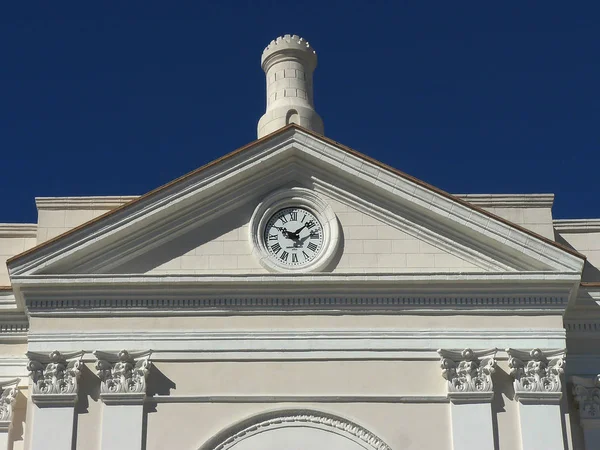 Clock of the council of the Port of Santa Maria Stock Image