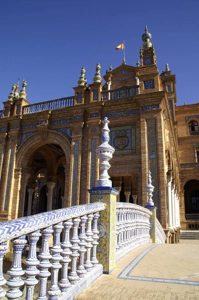 Balaustrada en la Plaza de España — Foto de Stock