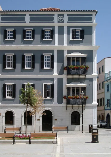 House of housing in the colony of Gibraltar — Stock Photo, Image