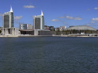 Lizbon (Portekiz). Bask de Gama Tower of Nations Park Lizbon şehir içinde yapısını ayrıntıları