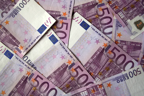 500 euro banknot kümesi
