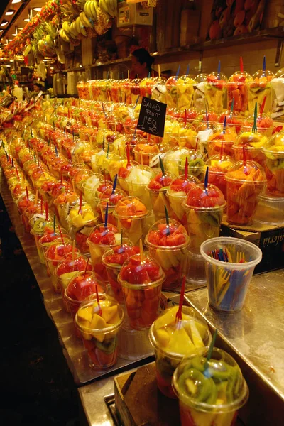 Mercado de la Boquería en Barcelona — Foto de Stock