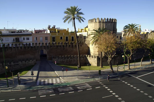 Muralha almóada da cidade de Sevilha — Fotografia de Stock