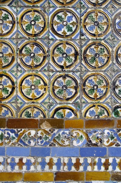 Old tile in the House of Pilate — Stock Photo, Image