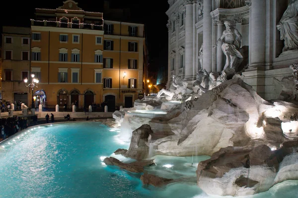 Rome Italie Détail Fontana Trevi Dans Centre Historique Rome — Photo