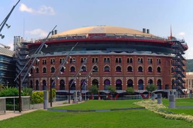 Barcelona (İspanya). Arenas alışveriş merkezinde Barselona Barselona şehrinin (Las Arenas eski Arena)