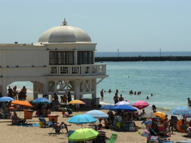 Cadiz (İspanya). Caleta Cadiz Beach'de