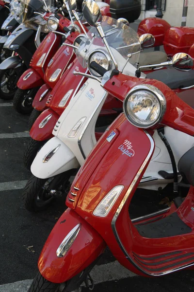 Rome Italie Scooter Vespa Typique Rome — Photo