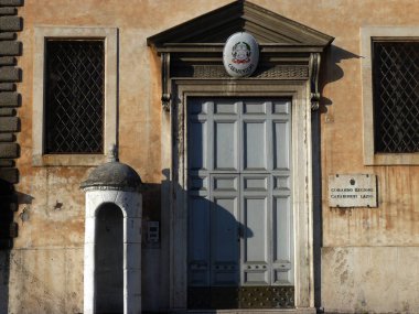 Roma (İtalya). Piazza del Popolo Roma'da yılında Garita