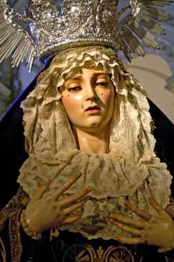 Malaga (İspanya). Mary aşık kutsal hafta Malaga (Kutsal sahibi Guild Riko)