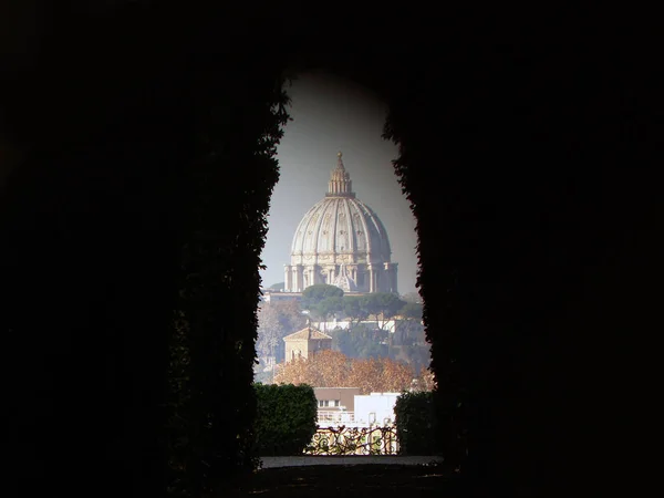 Roma Talya Peter Kubbe Buco Görülen Roma Della Serratura — Stok fotoğraf