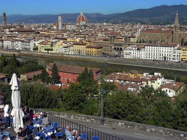 Florencja Włochy Panoramiczny Florencji — Zdjęcie stockowe