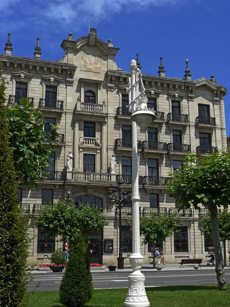 Santander Espanha Edifícios Centro Histórico Cidade Santander — Fotografia de Stock