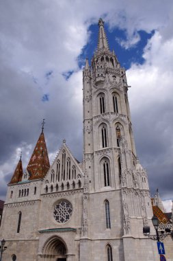 Budapeşte (Macaristan). Budapeşte 'deki Matthias Kulesi ve Kilisesi (Meryem Kilisesi)