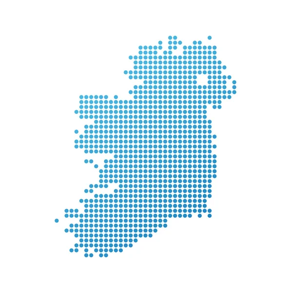 アイルランド地図 — ストックベクタ