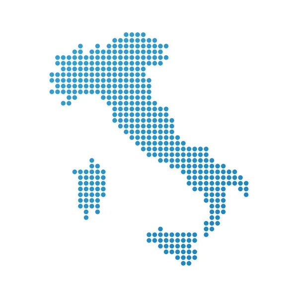 Mapa de Italia — Vector de stock