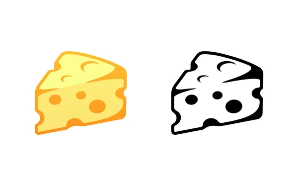 Εικονίδιο του τυριού — Διανυσματικό Αρχείο