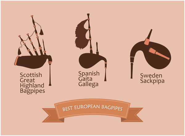 Европейский набор волынок
