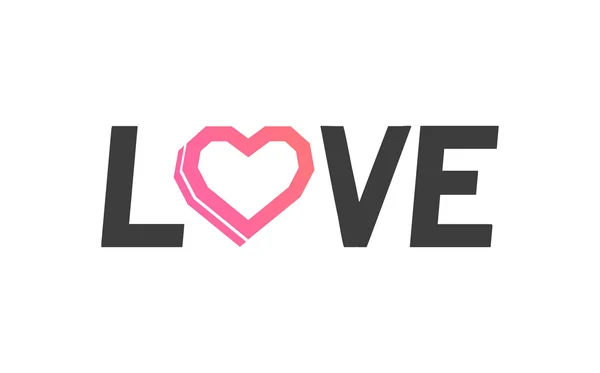 Logo miłość — Wektor stockowy