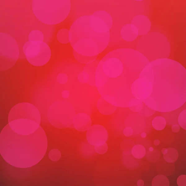 Fundo vermelho com bokeh — Vetor de Stock