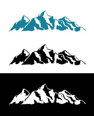 Alp Dağları'nın vektör Logo