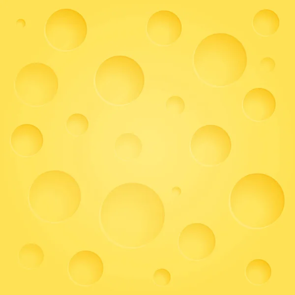 Background of Cheese with Holes — Stock Vector