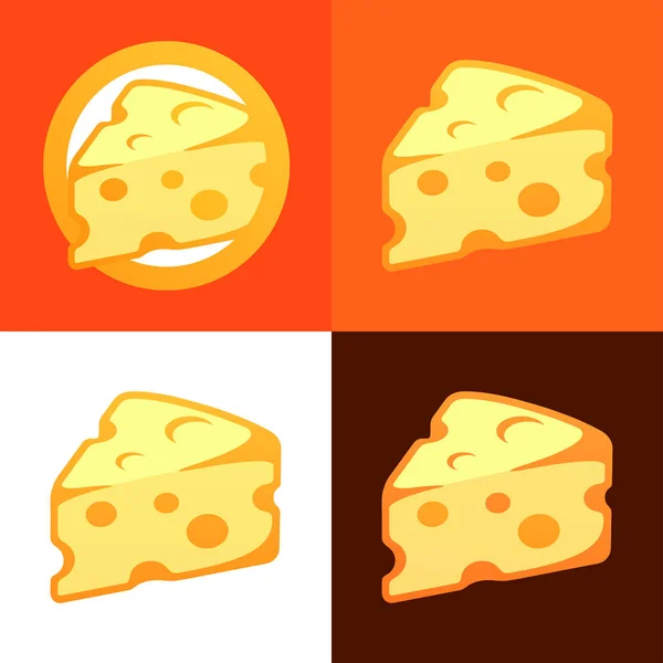 Estilo icono de queso — Archivo Imágenes Vectoriales