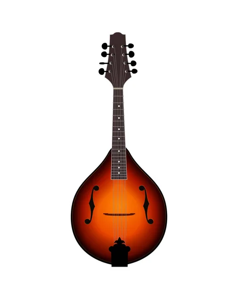Vektorillustration av mandolin — Stock vektor
