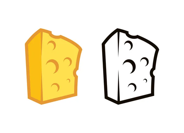 Logos de Queso Calidad Premium — Vector de stock