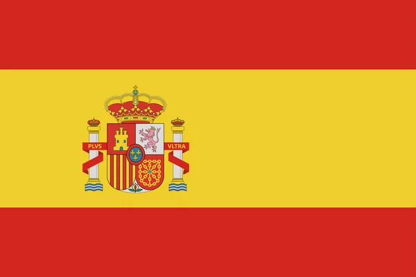 Bandera nacional de España — Archivo Imágenes Vectoriales