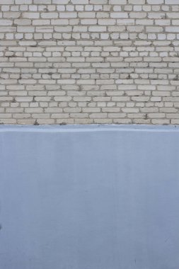 Beyaz tuğla duvar