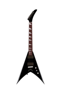 Siyah elektro gitar