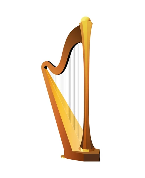 Harp vektör çizim — Stok Vektör