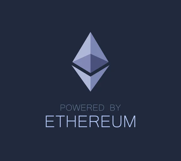 Ethereum のロゴ — ストックベクタ