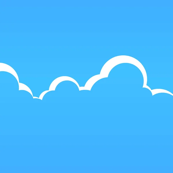 Vetor Desenhos animados Cloudspace Ilustração — Vetor de Stock