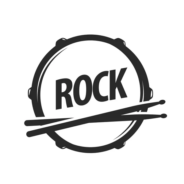 Logo vectorial de la escuela de rock — Archivo Imágenes Vectoriales